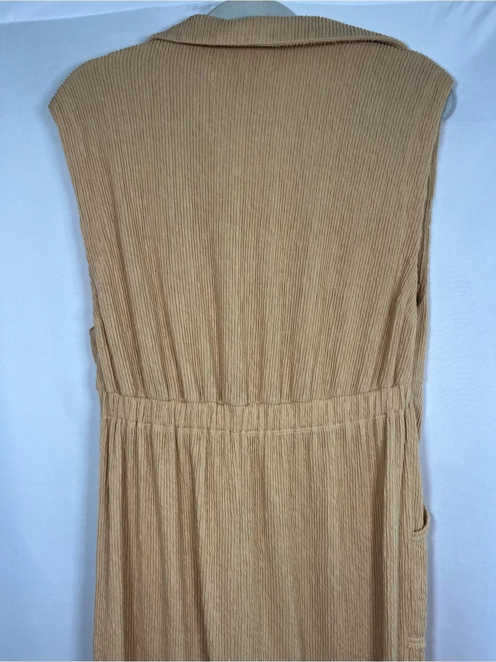🛍️SALE Free people beach carousel slouchy vneck collar jumpsuit cotton gauze xs